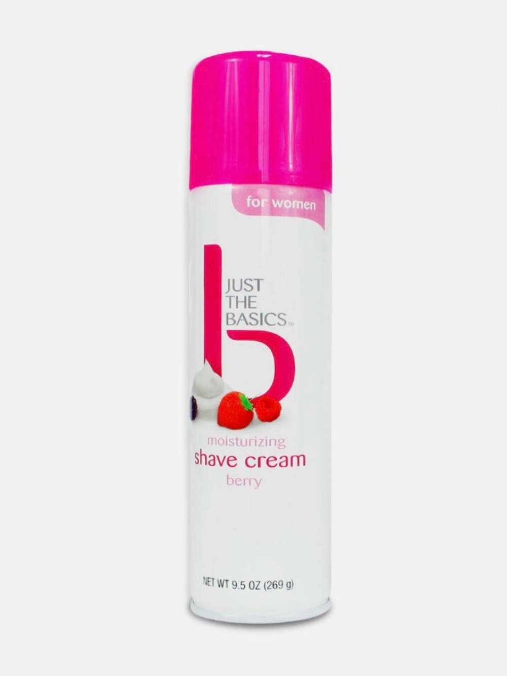 Just The Basics Moisturizing Shave Cream - Berry (2 pack)